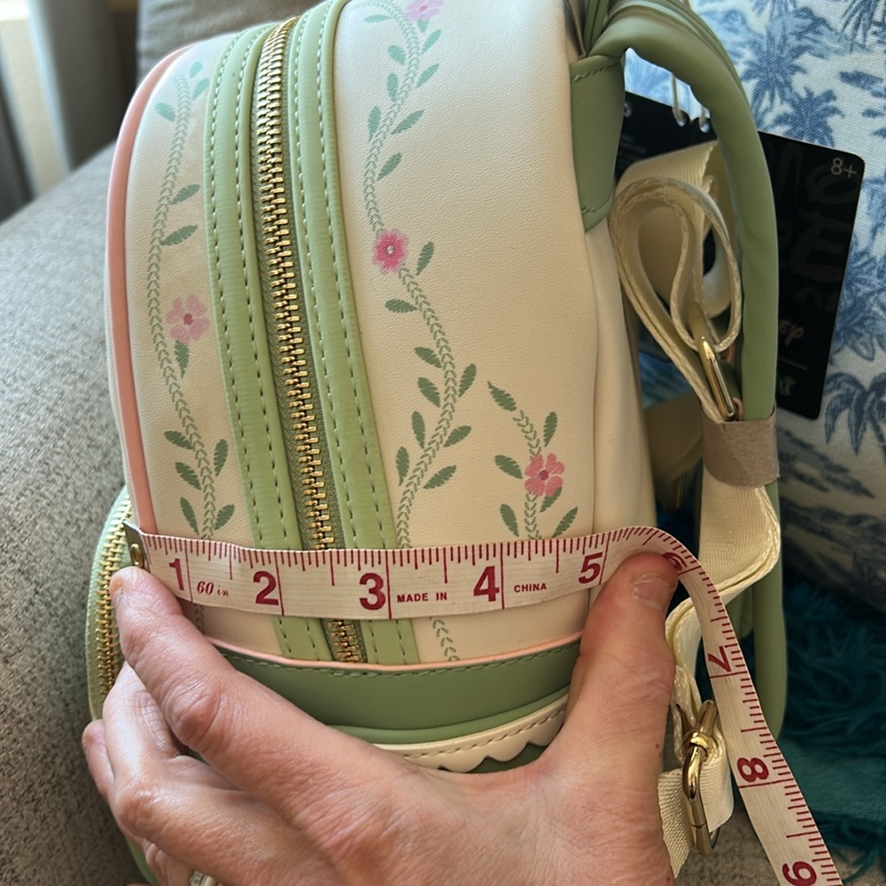 Loungefly Bambi and Thumper- Green and Pink Floral backpack - Picture 14 of 14